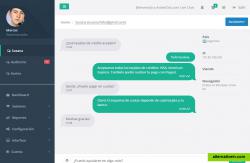 Chat with customers in real time.