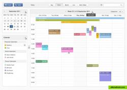 Multi-calendar application with reminders and invitations
