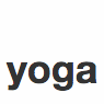 Yoga icon