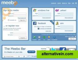 Meebo homepage