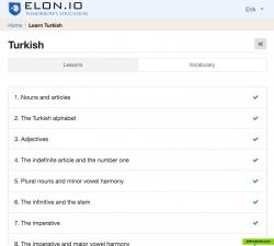 Turkish lesson overview