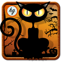 Fear on Halloween night icon