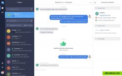 Chat.io gives customers the opportunity to contact you directly from your website and address any questions they may have instantly.