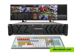 Streamstar X2
2 channel live production and streaming system