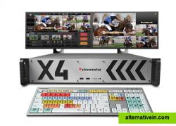 Streamstar X4
4 channel live production and streaming system