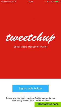 Tweetchup: Twitter Tracker App
