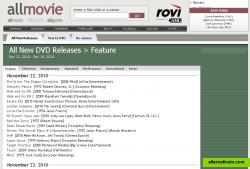 All New DVD Releases