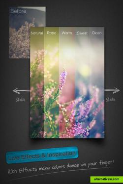 Magic filters gives your photos a dream-like effect.