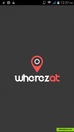 Wherezat App Home page