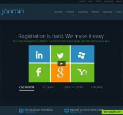 Janrain Homepage 2013