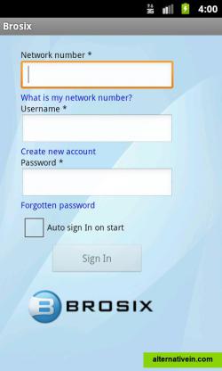Sign-In Screen