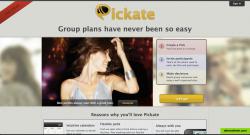 Pickate Landing Page