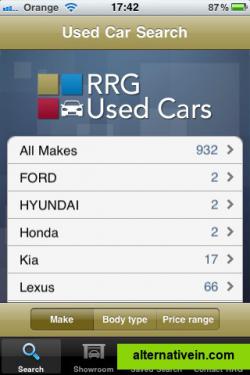 Easily search for cars