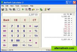 Moffsoft Calculator