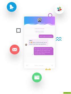 Stay on top of customer communication when offline or away from your desk! We’ll notify your team via email when a new message stays unanswered for over a few minutes. And with slack, sound and visual browser notifications you can be sure no chat or new message goes unnoticed. Easily set up notifications you want to receive.