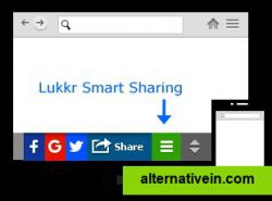 Lukkr Smart Social Sharing bar