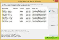 Ace Utilities - Registry Backup and Restore