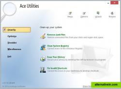 Ace Utilities - Main window