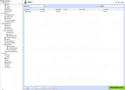 Screenshot of the web-based admin panel