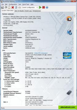 Main screen - System Information (professional version in Windows 7)