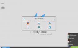 "handymenu v4 and handylinux desktop" by Arpinux - CC BY-SA 4.0 - 22 January 2016