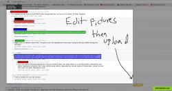 A quick example usage of editing a snippet before upload. What it looks like to the user.