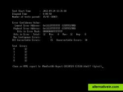 MemTest86 Test Summary