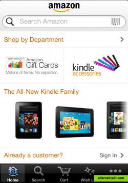 iPhone/iPod Touch: Amazon Home 2013