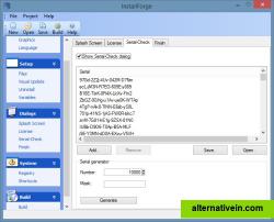 Generate serials for your setup just with one click