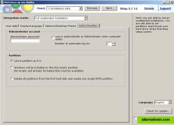 Configuration of Partitions