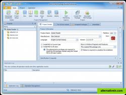 EMCO MSI Package Builder running on Windows 7