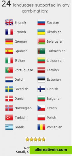 24 languages