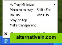 Additional items into taskbar menu