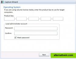 SmartDeploy Capture Wizard: Include the product key before capture for use on the target computers.