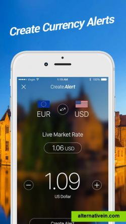 Create exchange rate alerts