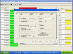 Main Window and Options Display