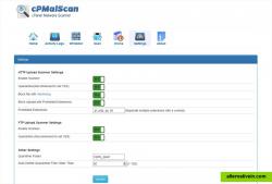 cPMalScan settings