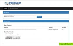 Scan result from cpanel