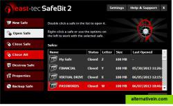 east-tec SafeBit Main Windows