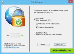 SSL Enforcer main settings are located here along with the on/off toggle.