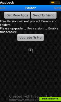 Pro Version to protect Emails and Folders