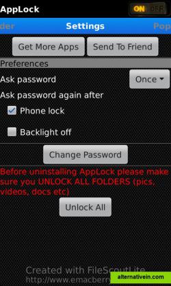 Ask password again after Phone Lock