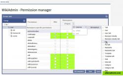 Permission Manager in BlueSpice