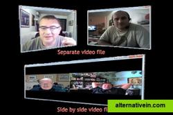 Evaer supports Skype video calls side-by-side, separate files, local-webcam-only and remote-webcam-only mode recording. Up to 10 ways Skype group video recording is supported.
Evaer records Skype with capturing original media data and there is no data loss.