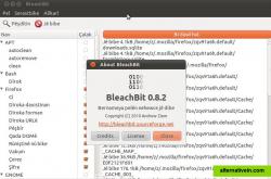 BleachBit 0.8.2 on Ubuntu 10.10 (Kurdish translation)
