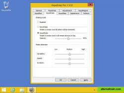 Settings - AquaShake