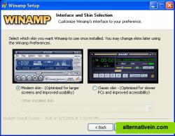 Installer example: Winamp
