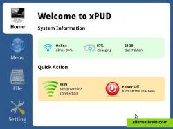 xPud 0.9.2 desktop