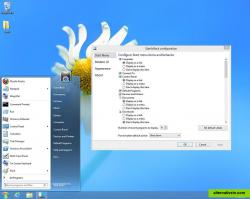 Original fully-featured Windows 7 start menu