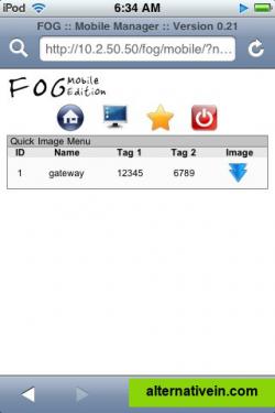 Fog's ipod interface